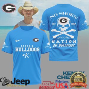 Kenny Chesney No Shoes Nation Georgia Bulldogs Skull T Shirt Kenny Chesney No Shoes Nation Georgia Bulldogs Skull T Shirt