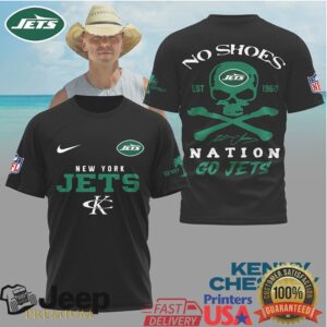 Kenny Chesney No Shoes Nation x New York Jets NFL T Shirt Kenny Chesney No Shoes Nation x New York Jets NFL T Shirt