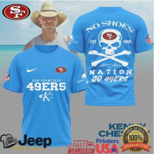Kenny Chesney No Shoes Nation x San Francisco 49ers NFL T Shirt Kenny Chesney No Shoes Nation x San Francisco 49ers NFL T Shirt