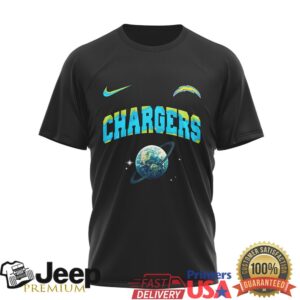 Los Angeles Chargers Happy Earth Day One Planet One Goal T Shirt