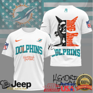 Miami Dolphins x Kendrick Lamar “King Kunta” NFL Graphic T Shirt Miami Dolphins x Kendrick Lamar “King Kunta” NFL Graphic T Shirt