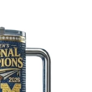 Michigan Wolverines 2026 NCAA Men’s National Champions Luxury Bling 40oz Tumbler Michigan Wolverines 2026 NCAA Men’s National Champions Luxury Bling 40oz Tumbler