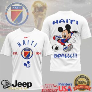 Mickey Mouse Haiti National Team Soccer Supporter T Shirt Mickey Mouse Haiti National Team Soccer Supporter T Shirt