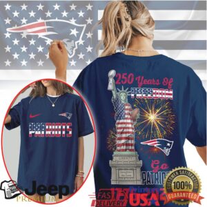 New England Patriots 250 Years of Freedom 1776 2026 Anniversary T Shirt New England Patriots 250 Years of Freedom 1776 2026 Anniversary T Shirt