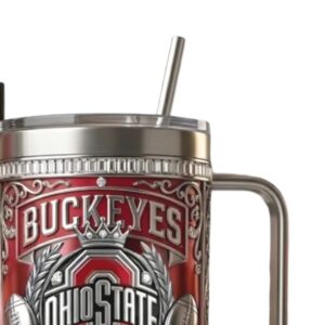 Ohio State Buckeyes Legacy Champion Edition 40oz Rhinestone Insulated Tumbler Ohio State Buckeyes Legacy Champion Edition 40oz Rhinestone Insulated Tumbler