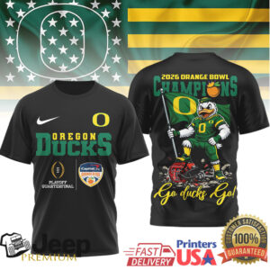 Oregon Ducks 2026 Orange Bowl Champions “Go Ducks Go” T Shirt Oregon Ducks 2026 Orange Bowl Champions “Go Ducks Go” T Shirt