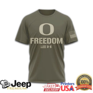 Oregon Ducks Freedom Under Armour Military Olive Green Tactical T Shirt Oregon Ducks Freedom Under Armour Military Olive Green Tactical T Shirt