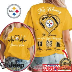 Personalized Pittsburgh ST Shirtlers Mom T Shirt This Mommy Loves The ST Shirtlers and Her Little Presents Custom Kids Nam Personalized Pittsburgh ST Shirtlers Mom T Shirt This Mommy Loves The ST Shirtlers and Her Little Presents Custom Kids Nam