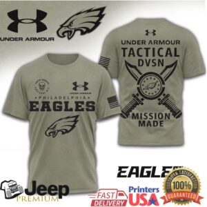 Philadelphia Eagles Under Armour Tactical Mission Made T Shirt