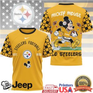 Pittsburgh ST Shirtlers x Mickey Mouse Football Graphic T Shirt Go ST Shirtlers Pittsburgh ST Shirtlers x Mickey Mouse Football Graphic T Shirt Go ST Shirtlers
