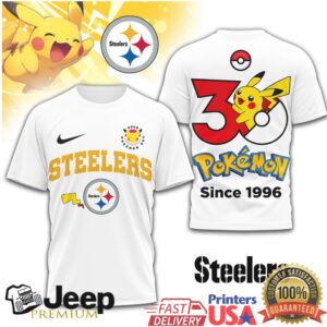 Pittsburgh ST Shirtlers x Pokémon 30th Anniversary Pikachu T Shirt Pittsburgh ST Shirtlers x Pokémon 30th Anniversary Pikachu T Shirt