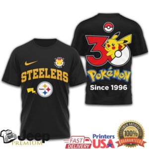 Pittsburgh ST Shirtlers x Pokémon 30th Anniversary Pikachu T Shirt