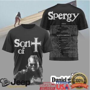 Spergy Daniel Son of Cross North America & Asia Tour T Shirt Spergy Daniel Son of Cross North America & Asia Tour T Shirt