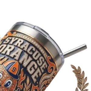 Syracuse Orange Nation Est 1870 Jeweled Mascot Collector’s Tumbler Syracuse Orange Nation Est 1870 Jeweled Mascot Collector’s Tumbler