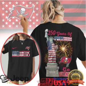 Tampa Bay Buccaneers 250 Years of Freedom 1776 2026 Independence T Shirt Tampa Bay Buccaneers 250 Years of Freedom 1776 2026 Independence T Shirt