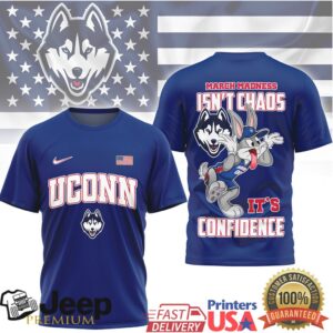 UConn Huskies March Madness Isn’t Chaos, It’s Confidence Bugs Bunny Blue Camo & Solid Performance T Shirt UConn Huskies March Madness Isn’t Chaos, It’s Confidence Bugs Bunny Blue Camo & Solid Performance T Shirt