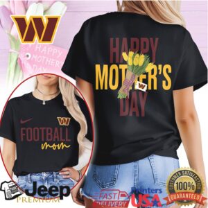 Washington Commanders Football Mom Happy Mother’s Day T Shirt Washington Commanders Football Mom Happy Mother’s Day T Shirt