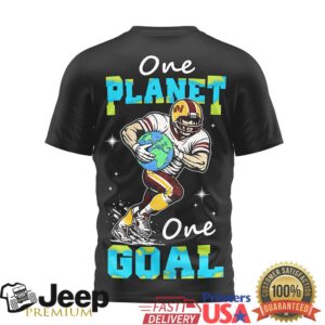 Washington Commanders Happy Earth Day One Planet One Goal T Shirt