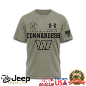 Washington Commanders Under Armour Tactical Military Division T Shirt Washington Commanders Under Armour Tactical Military Division T Shirt
