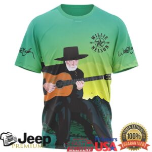 Willie Nelson & Family Outlaw Music Festival 10th Anniversary T Shirt Willie Nelson & Family Outlaw Music Festival 10th Anniversary T Shirt