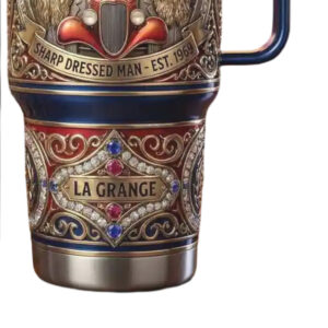 ZZ Top La Grange Sharp Dressed Man 3D Hot Rod & Beard Tribute Tumbler