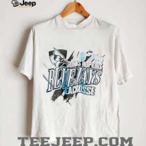 1876 Johns Hopkins Blue Jays Lacrosse shirt3
