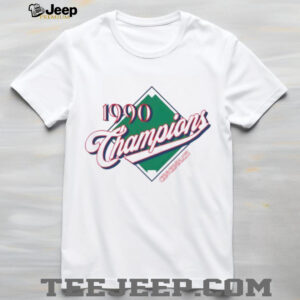 1990 Champions Cincinnati Baseball shirt2