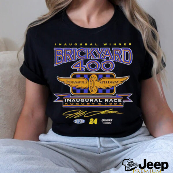 1994 Brickyard 400 Jeff Gordon inaugural winner signature shirt
