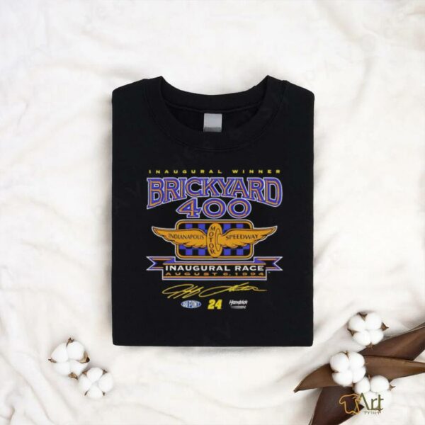 1994 Brickyard 400 Jeff Gordon inaugural winner signature shirt