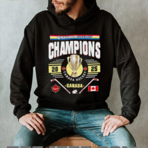 2025 4 Nations Face Off Champions Canada Nhl Trophy Shirt