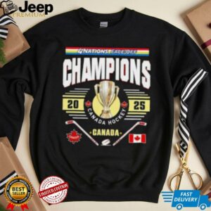 2025 4 Nations Face Off Champions Canada Nhl Trophy Shirt3