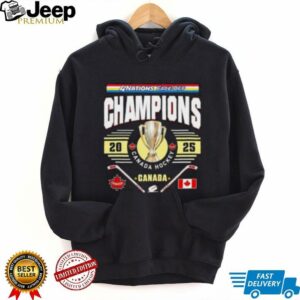 2025 4 Nations Face Off Champions Canada Nhl Trophy Shirt5