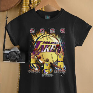 2025 Los Angeles Lakers Basketball T Shirt2