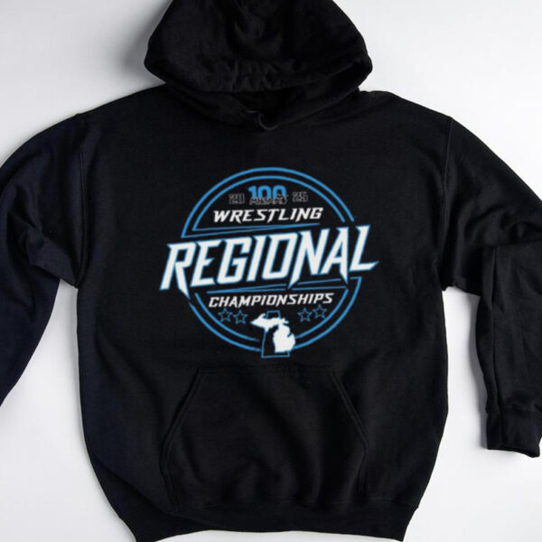 2025 MHSAA Boys Individual Wrestling Regionals shirt