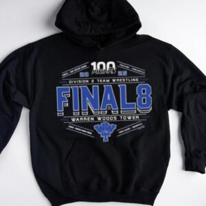 2025 MHSAA Team Wrestling Final 8 D2 Warren Woods Tower T Shirt3