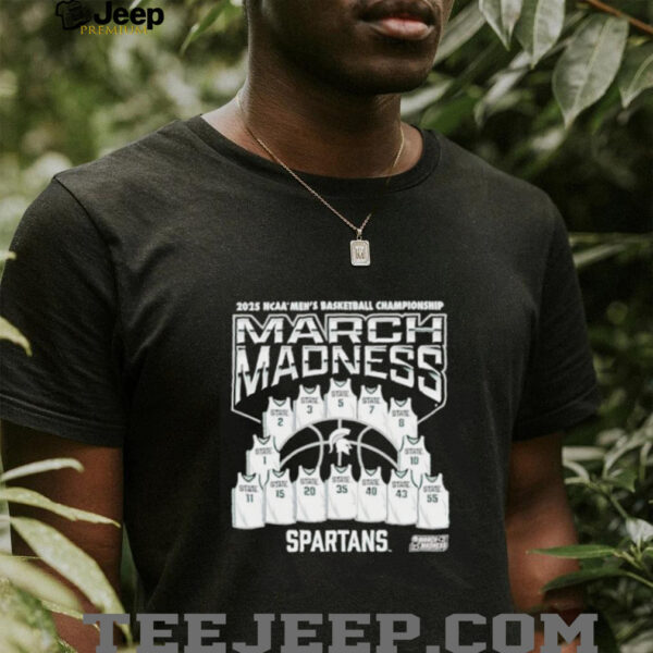 2025 NCAA Division I Men’s Basketball Championship March Madness Michigan State Spartans shirt