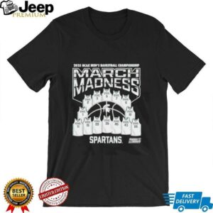 2025 NCAA Division I Mens Basketball Championship March Madness Michigan State Spartans shirt2