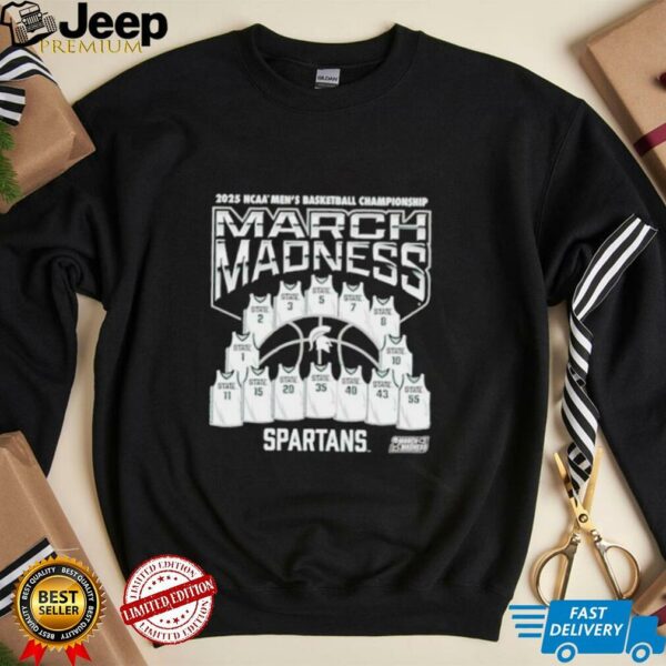 2025 NCAA Division I Men’s Basketball Championship March Madness Michigan State Spartans shirt
