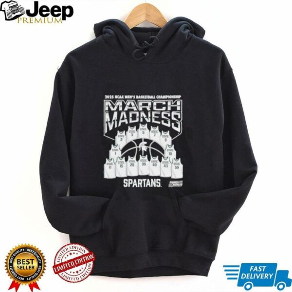 2025 NCAA Division I Men’s Basketball Championship March Madness Michigan State Spartans shirt