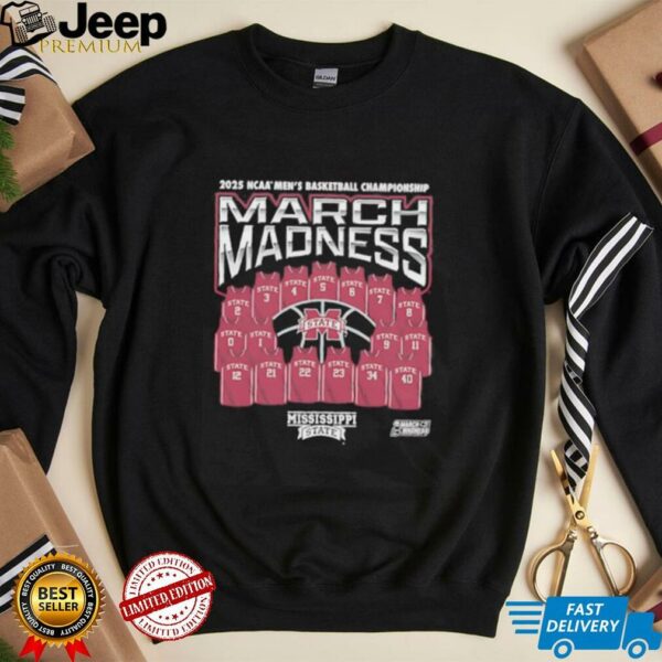 2025 NCAA Division I Men’s Basketball Championship March Madness Mississippi State shirt