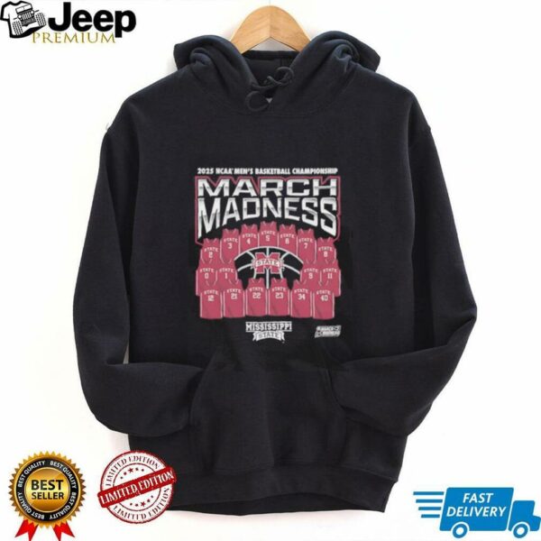 2025 NCAA Division I Men’s Basketball Championship March Madness Mississippi State shirt