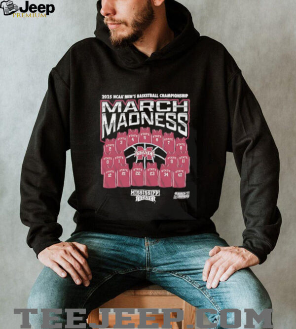 2025 NCAA Division I Men’s Basketball Championship March Madness Mississippi State shirt