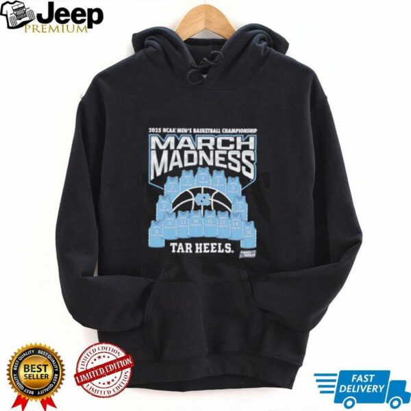 2025 NCAA Division I Men’s Basketball Championship March Madness Tar Heels shirt