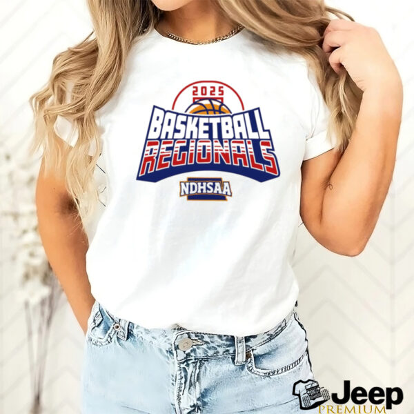 2025 NDHSAA Region 2B Girls Basketball Tournament shirt