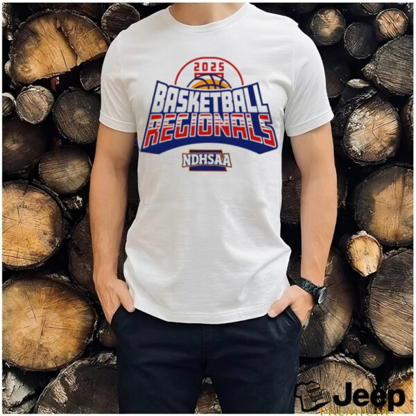 2025 NDHSAA Region 2B Girls Basketball Tournament shirt