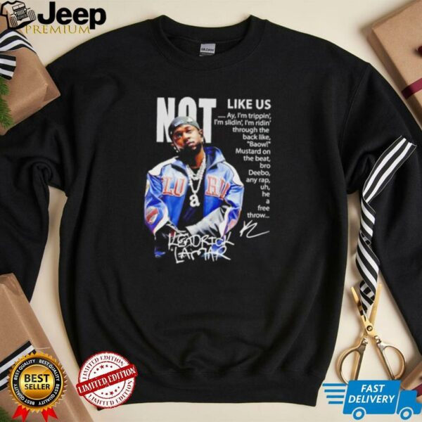 2025 Not Like Us Kendrick Lamar shirt