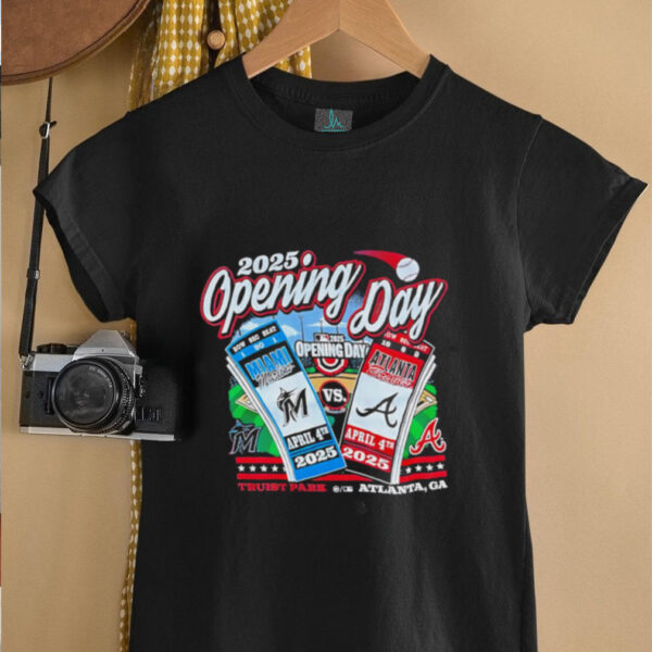 2025 Opening Day Atlanta vs Miami shirt