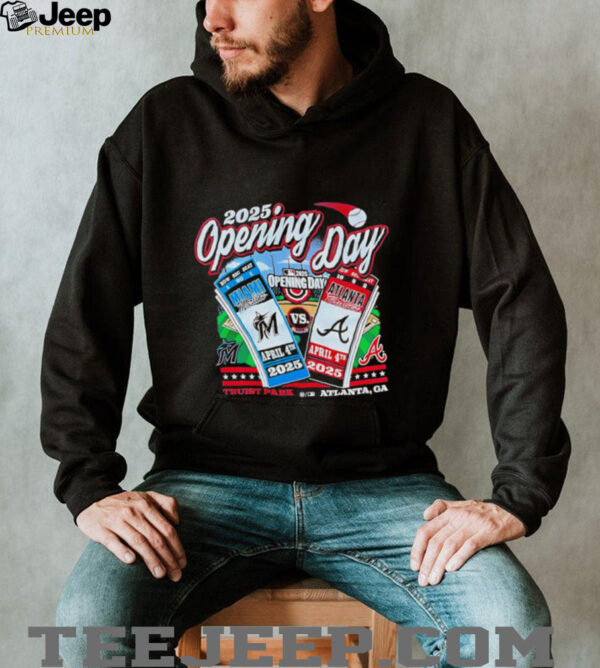 2025 Opening Day Atlanta vs Miami shirt