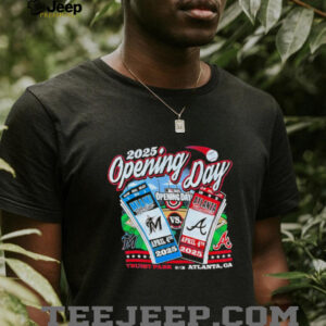 2025 Opening Day Atlanta vs Miami shirt3
