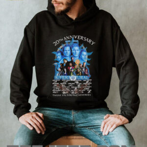 20th anniversary 2005 2025 Supernatural thank you for the memories shirt2